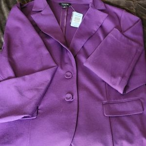 Torrid suit jacket purple Never worn